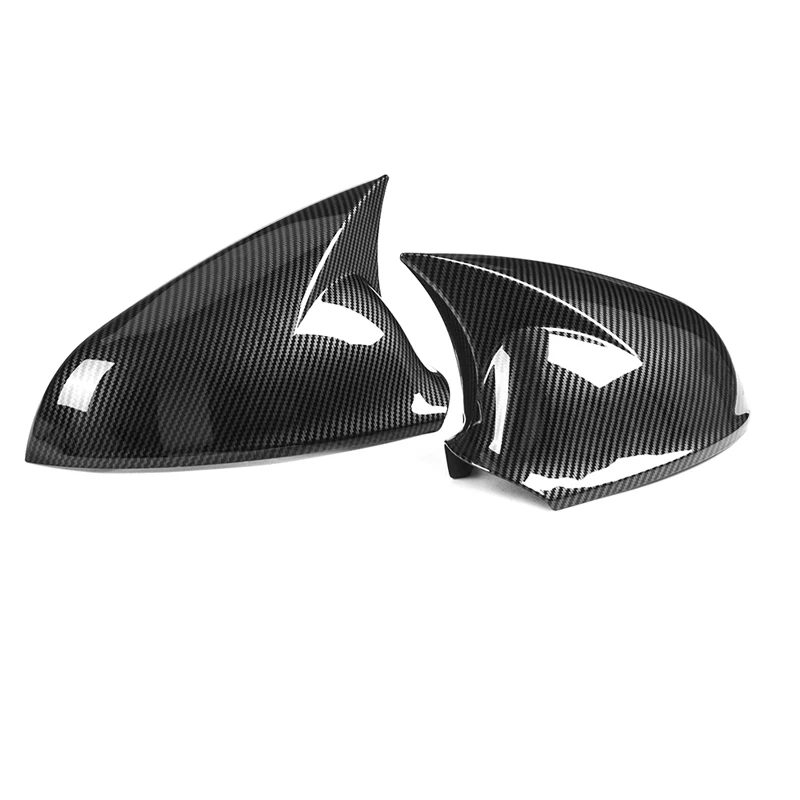 1 Pair Car Rearview Mirror Cover Sticker Housing For Vauxhall Opel Astra J GTC MK6 2010-2013 Side Wing Mirror Caps Accessories