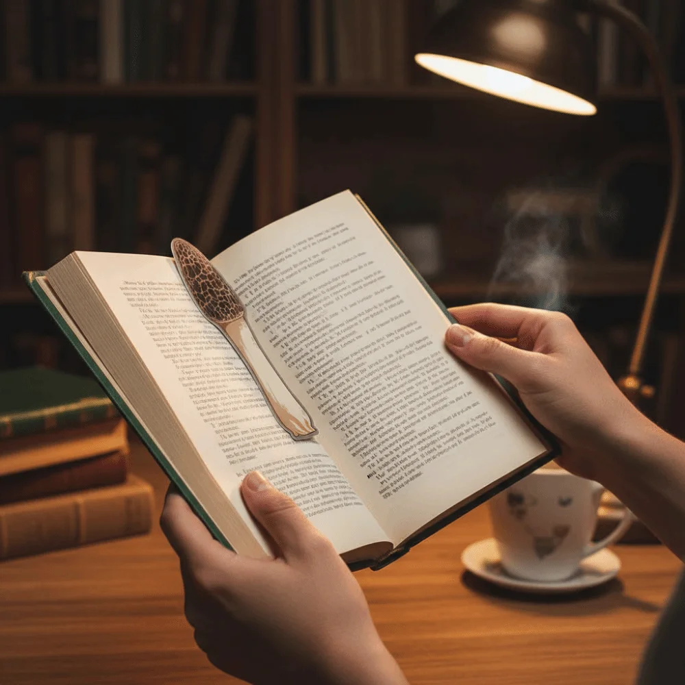 Retro Cartoon Mushroom Bookmarks Mushroom-Shaped Colorful Design Bookmark Cards Cartoon Bookmarks Reading Annotation