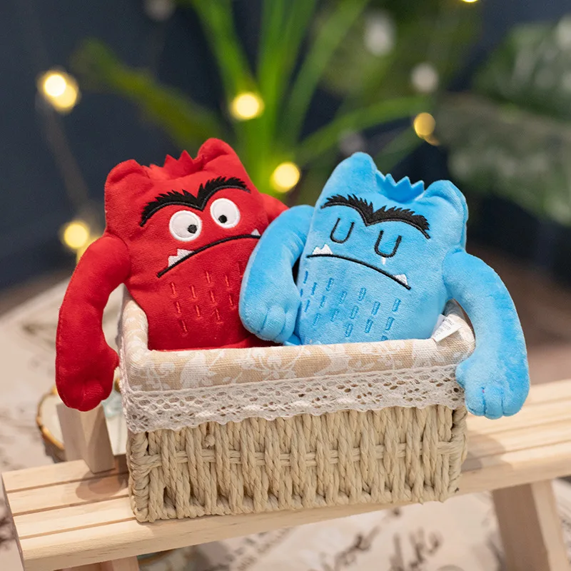 Kolor Monster Emotion pluszowe zabawki Baby Appease Emotion Plushie śliczne wypchane lalki dziecko boże narodzenie urodziny prezent śliczne zabawki