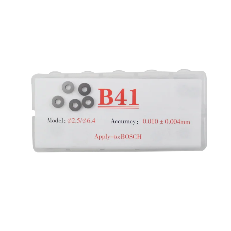 B41 Common Rail Adjustment Shim Thickness 1.1101.200 1.150 1.160 1.170 1.180 Suitable For Bosch Fuel InjectorAuto Parts Nozzle