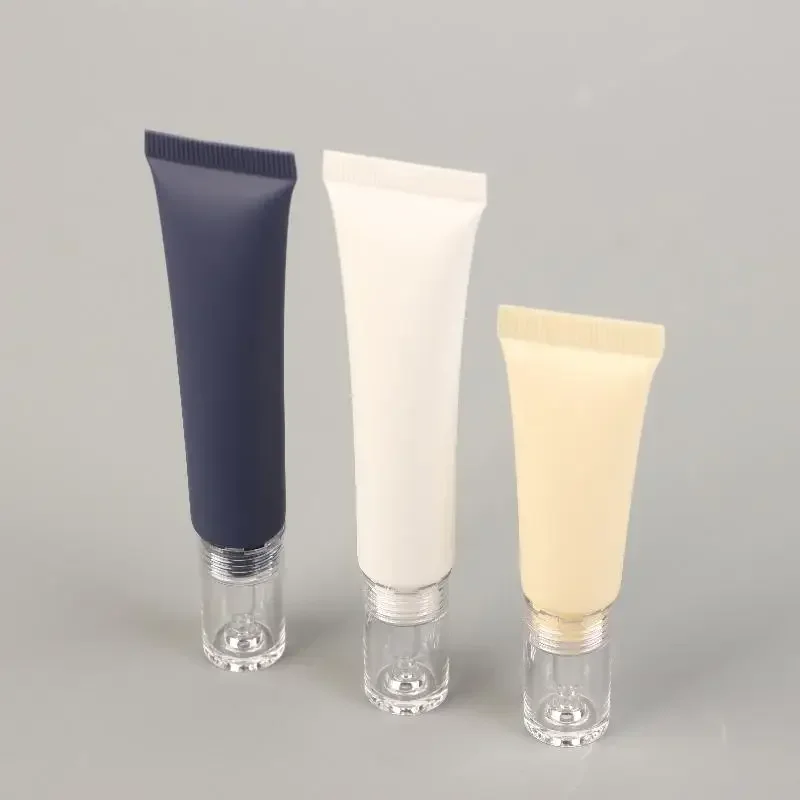 

10/15/30g Cosmetic Soft Tubes Sunscreen Cream Lotion Liquid Foundation Refillable Bottles Hyaluronic Acid Dropper Empty Bottle