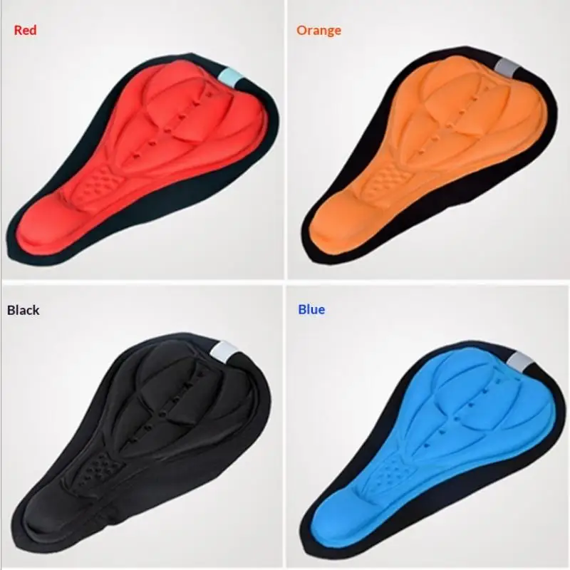 New Bicycle Saddles Cover 3D Padded Wide Gel Foam Cushion For Mountain Exercise Road Bikes Soft Comfortable Seat Upgrade