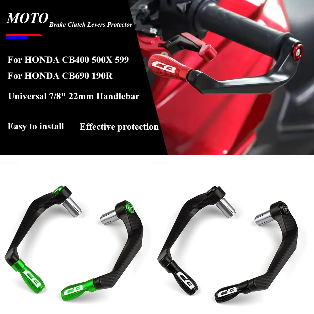 オートバイブレーキクラッチレバーガード落下保護ハンドガードホンダ CB400 CB500X CB599 CB650 CB500 CB190R CB 190 400 599