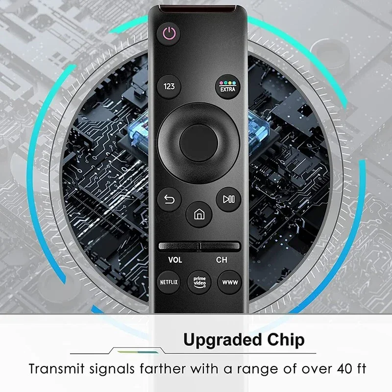 Smart TV Replacement Remote Infrared English Full Key Voice Function Ready to Use Long Range HDTV LED LCD Television