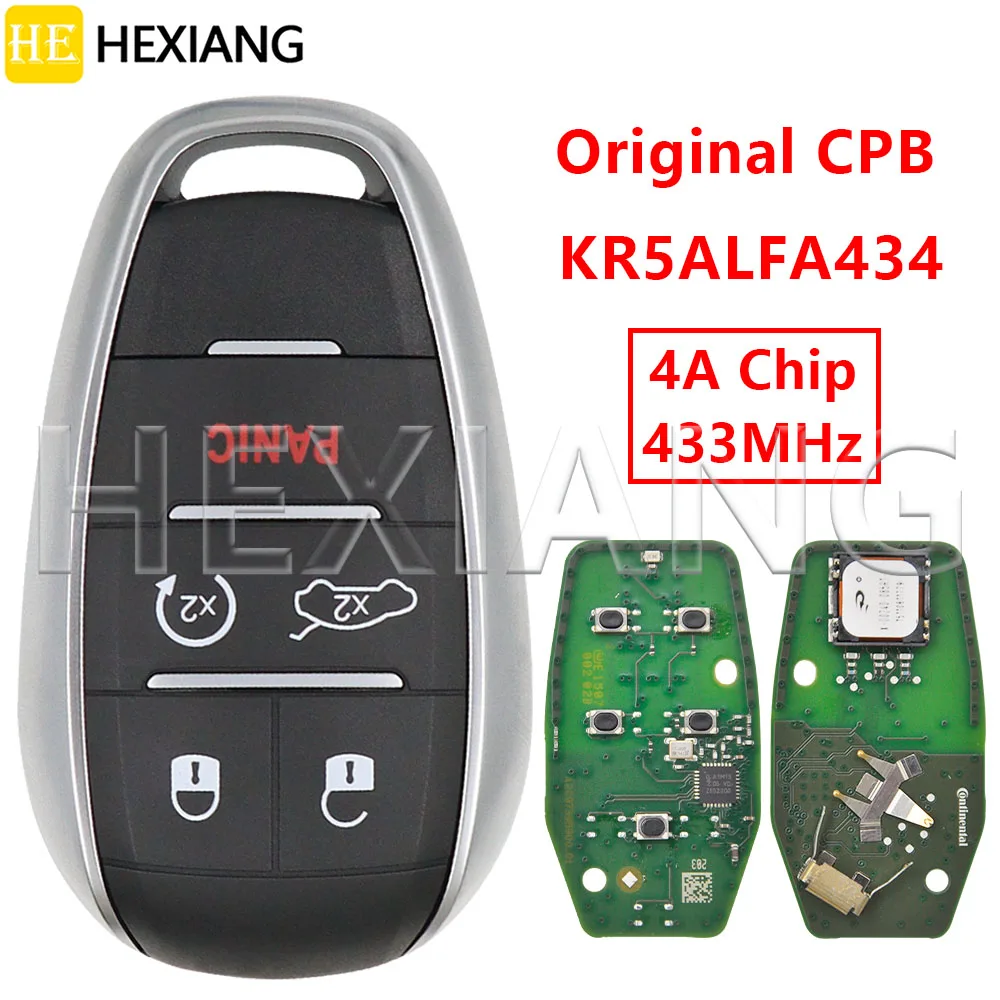 HE 4A Chip 433MHz Original PCB Proximity Car Remote Key KR5ALFA434 For Alfa Alfa Romeo Giulia Stelvio