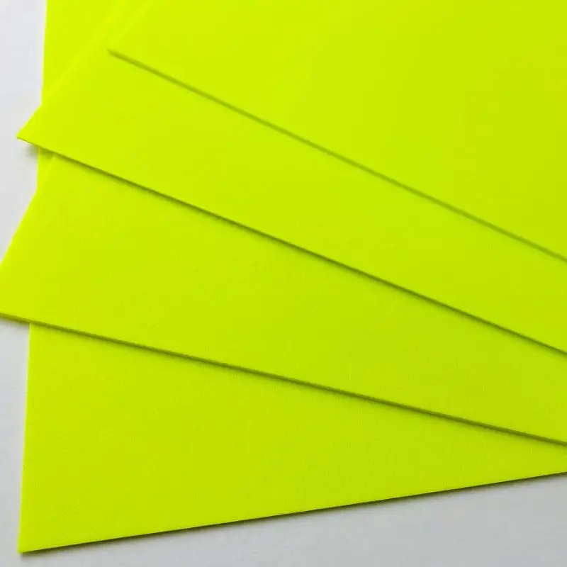 Kydex Fluorescent Green Thermoplastic - Hot Plastic Sheet for Knife Sheath & Holster Making