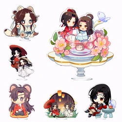 Anime TianGuan Ci Fu Acrylic Stand Model Plate Keychain Desk Decor Heaven Official’s Blessing Xie Lian Hua Cheng Collection gift