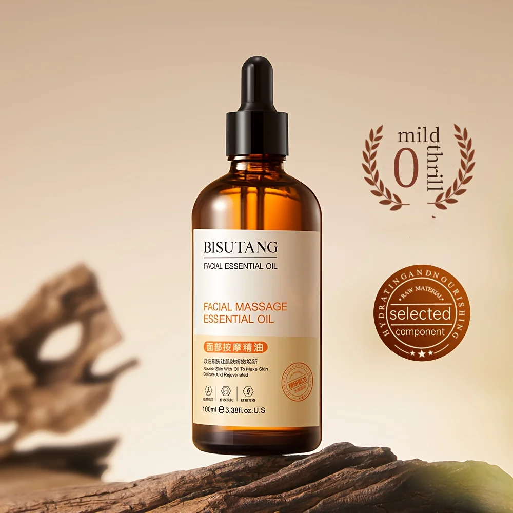 

Bisutang facial massage essential oil can effectively lock in moisture and moisturize the skin. By massaging the face and absorb