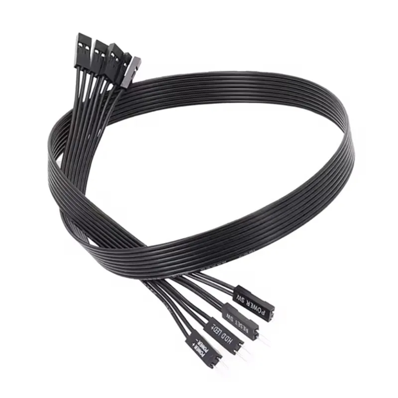 20/30/50/100 سنتيمتر اللوحة الأم التبديل HDD LED/PLED/إعادة تعيين SW/الطاقة SW تمديد كابل