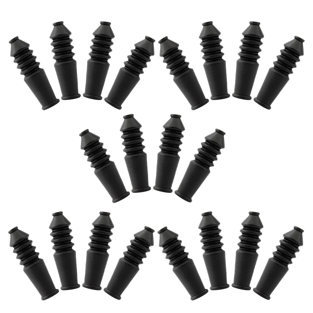

20 Pcs Bicycle Brake Accessories Durable Rubber Cable Caps Protector Bike Grip Cover Lever safeguarding commuting mountain