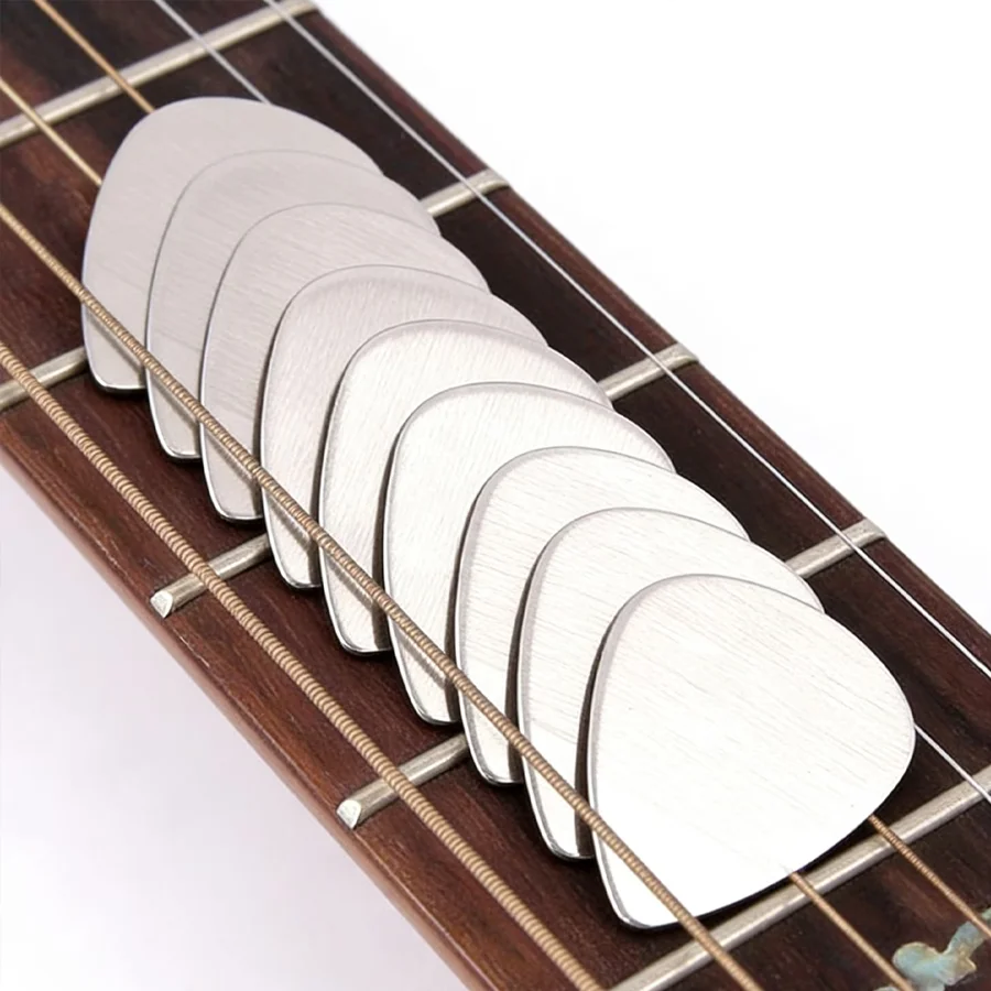 6/12/20 個ステンレス鋼ギターピック弦楽器 0.3 ミ - Musical Instrument Art のレビューと価格