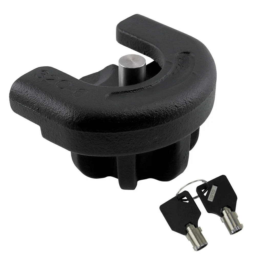 S175 2 5/16 inch 2 inch trailer hook lock heavy duty trailer lock