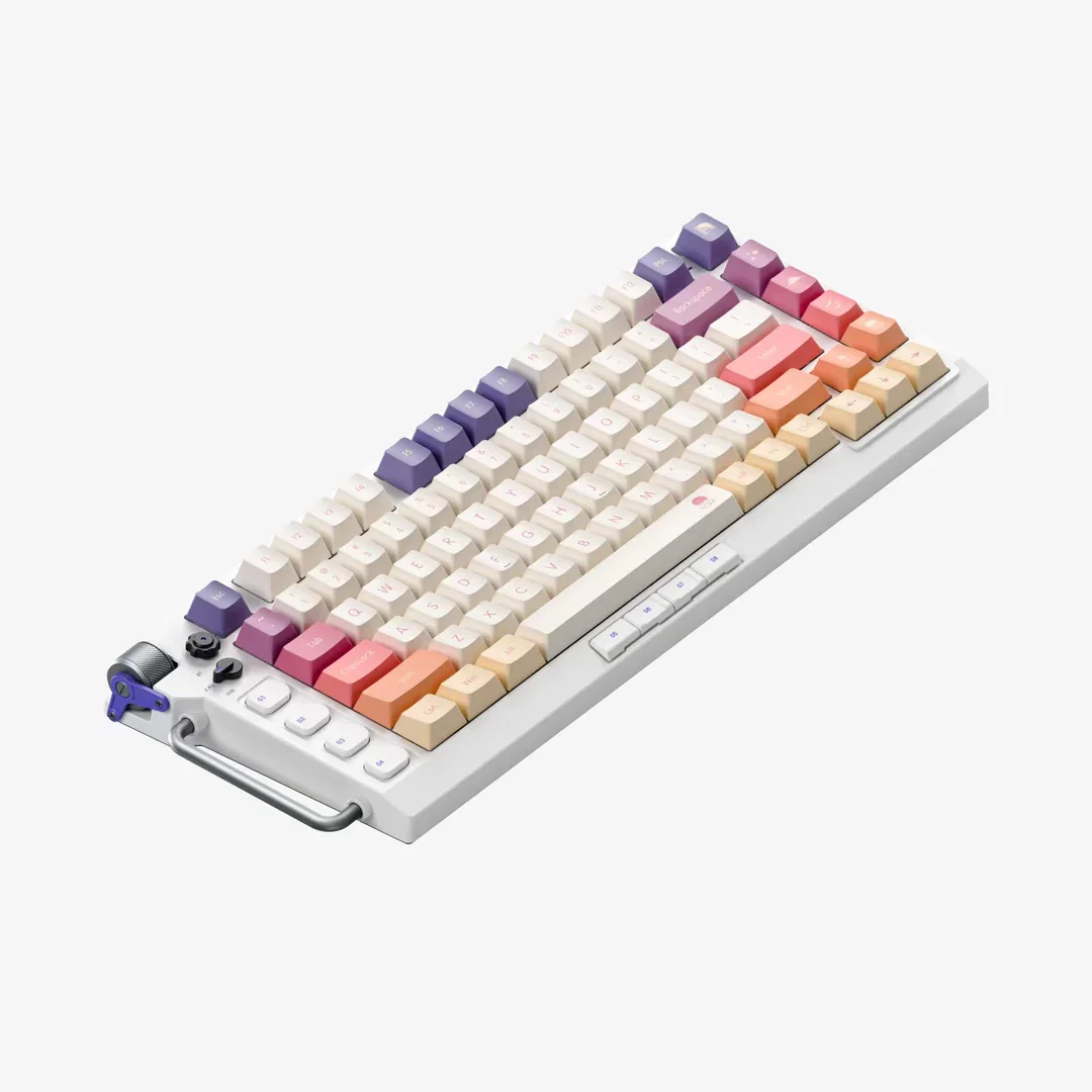 Imagem -04 - Nuphy Branco Nuvem Keycaps Cherry Perfil Dye-sub Pbt Keycaps Halo65 75 96 Field75