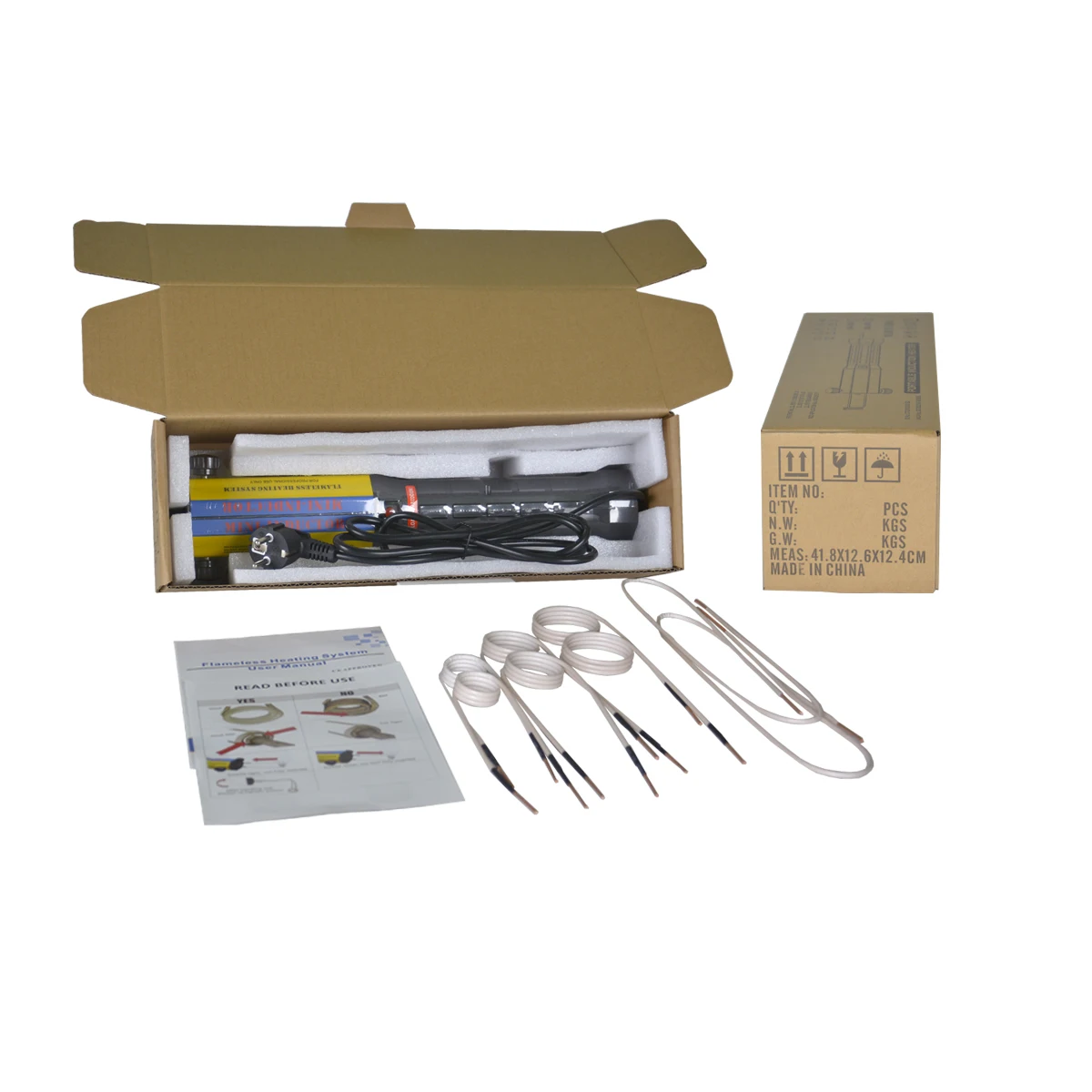 Imagem -02 - Kit Aquecedor de Indução Magnética 110v 220v Automotivo 1000w Máquina de Aquecimento por Indução de Calor sem Chama Bobinas Ferramenta de Reparo do Carro 1000w
