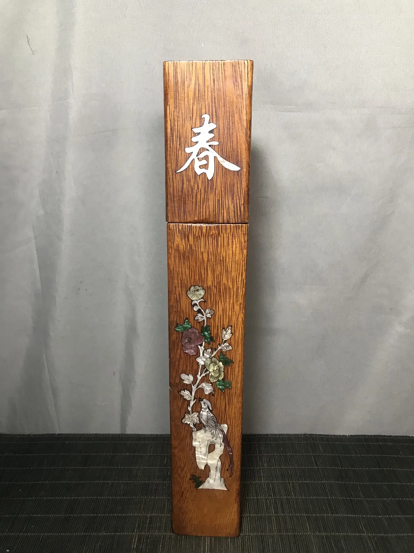 

Antique rosewood cask jewelry box ornaments