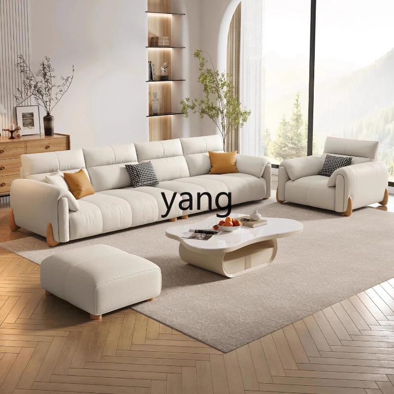 

Yhm cream style sofa living room simple and modern
