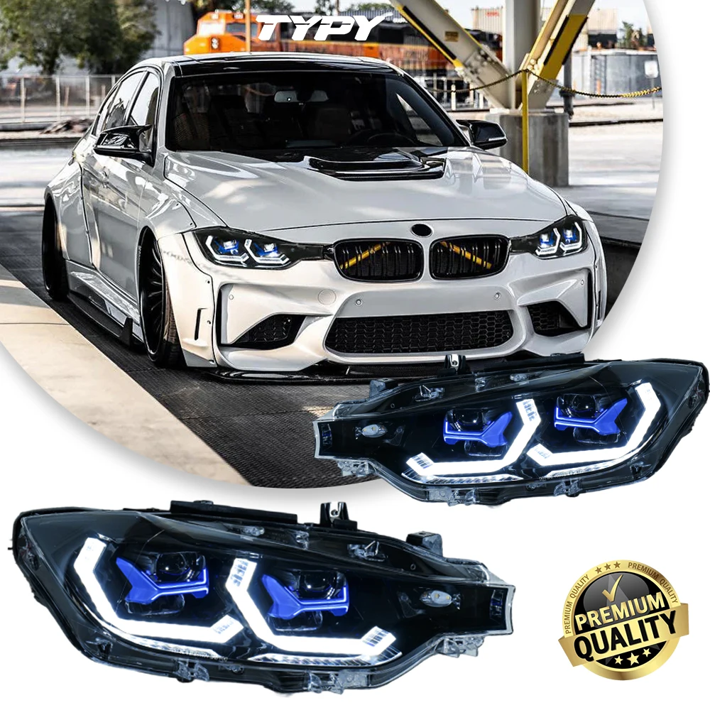 

Автомобильные фары TYPY для B-MW 3 серии 2015-2018 F30, светодиодные фары для проектора, дневные ходовые огни, автомобильные аксессуары