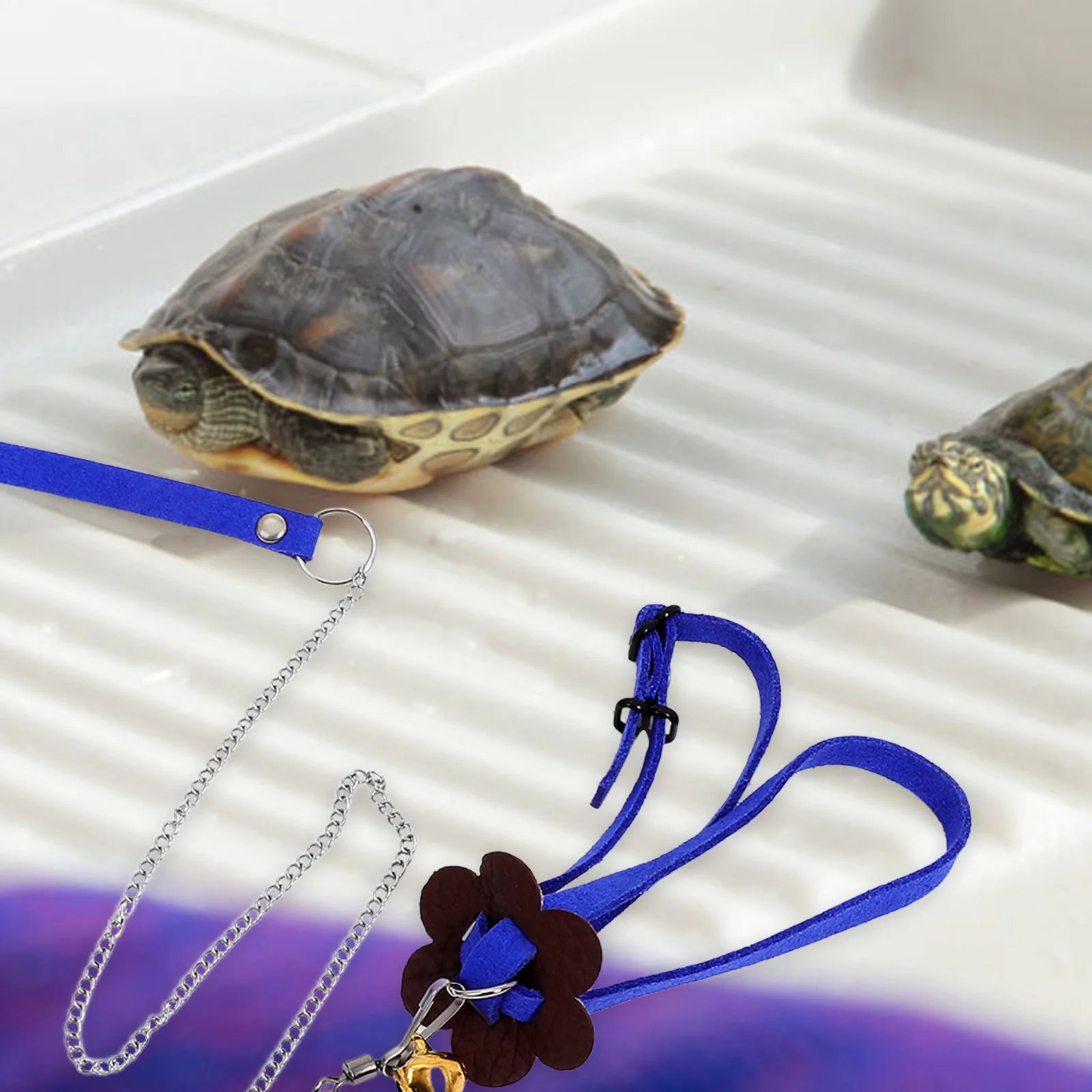 

1Pcs Tortoise Pet Leash Breathable Durable Adjustable Pulling Rope for Walking Party Outdoor Hauling Rope Turtle Walking Leash