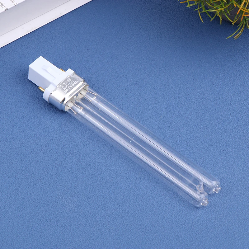9W UV Replacement Lamp Bulb Spare Tube - G23 2-Pin for HW-303B/304B/404B JUP-01 CF400UV/CF500UV Canister Filter