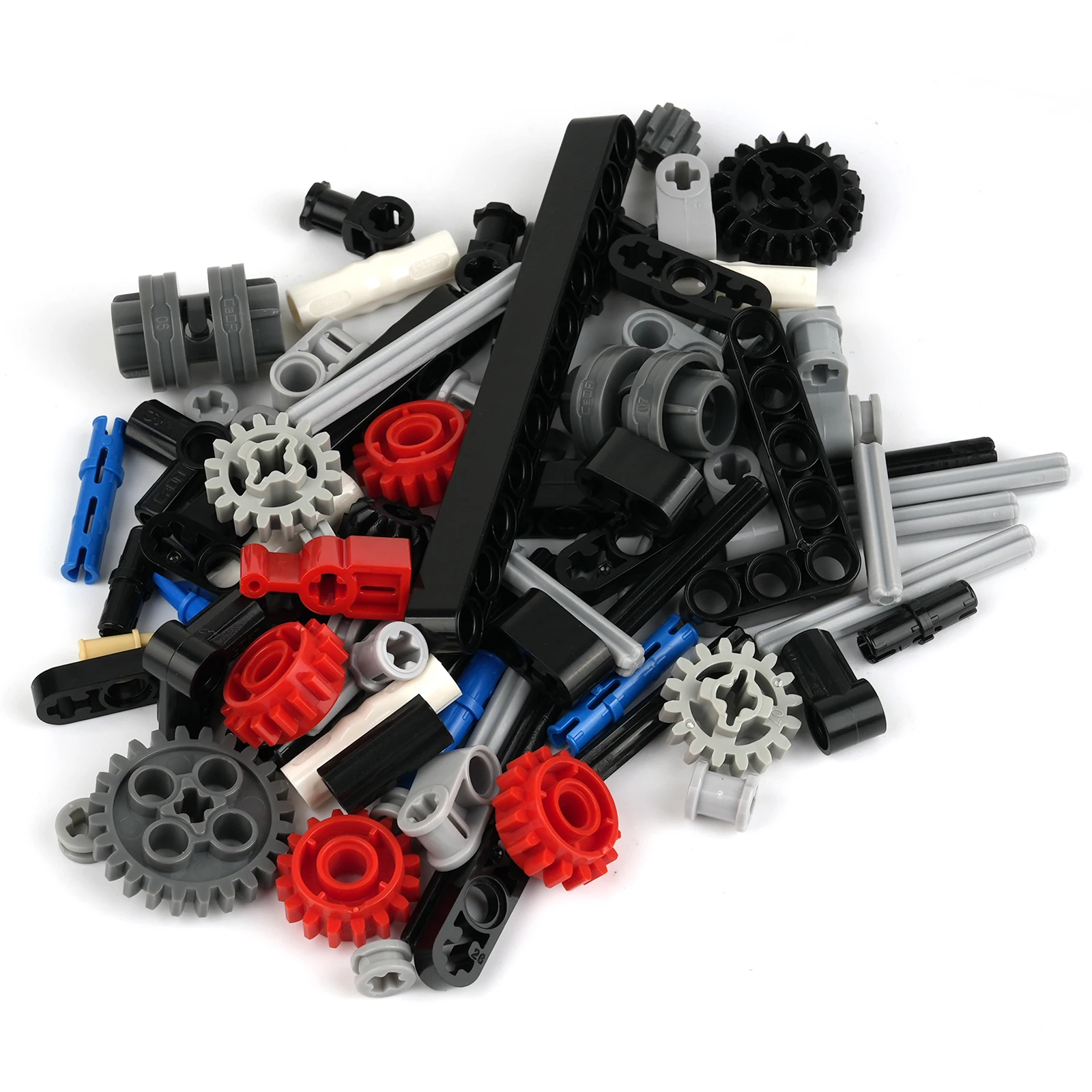 Manual Transmission 4-speed Shifting High-tech Gearbox MOC Building Blocks M Motor 103739 Power Functions Bricks DIY Parts Toys