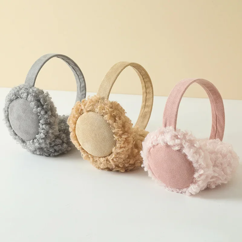 Winter Earmuffs for Women, Korean Version, Thickened, Warm, Foldable Earbuds for Keeping Warm and Protecting Against The Cold