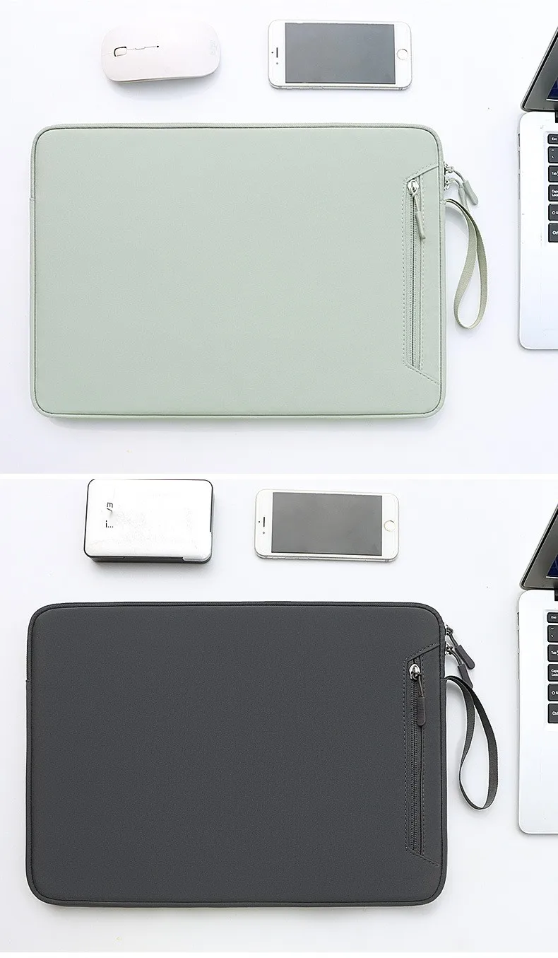 Laptop-Schutzhülle 13,3-15,4 Zoll Wasserdichte Tragetasche für MacBook, Notebook, Tablet – Detail 21