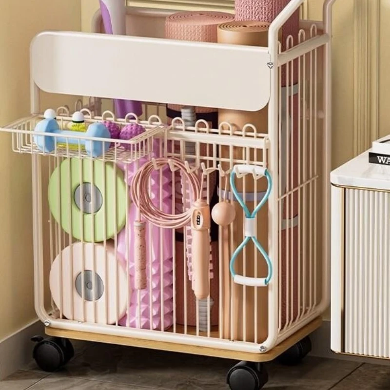 

Yoga Mat Storage Basket Sports Equipment Fitness Products Household Basket Crack Pot Dumbbell Tools Ball Shelf