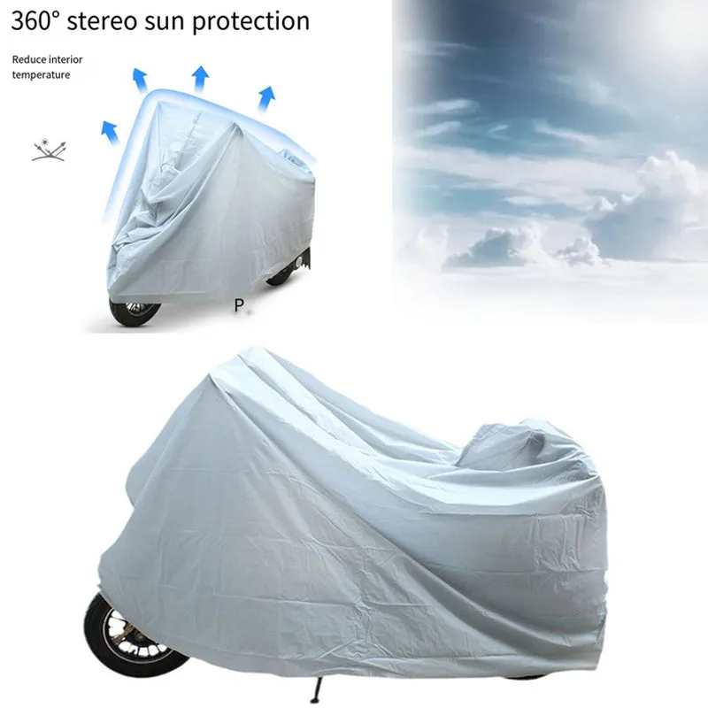 

Motorcycle Outdoor Indoor Protective Cover Waterproof Bike Scooter Outdoor Rain Dust UV Proof Sun Protection Case For Motorbike