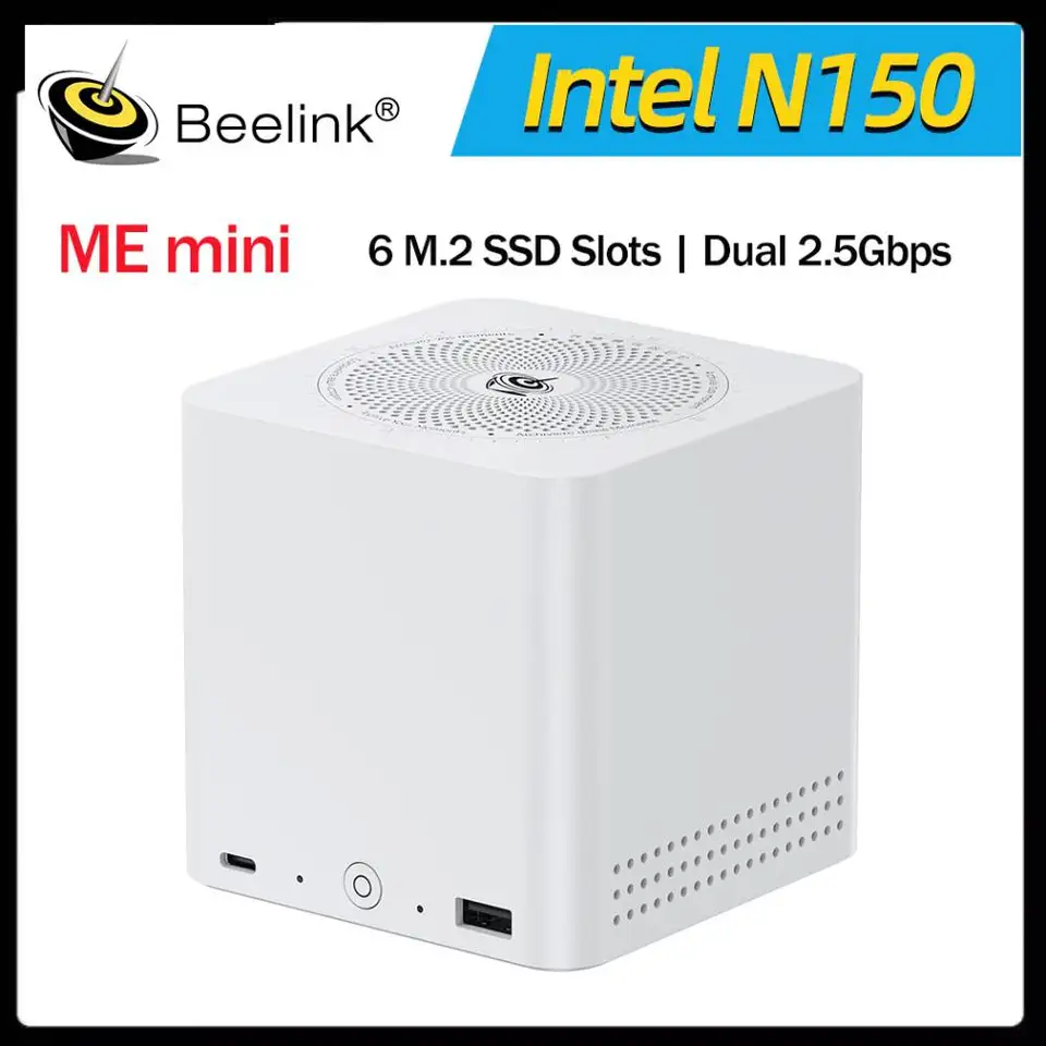Beelink ME Pro Mini NAS Intel Twin Lake N95 N150 LPDDR5 4800MHz