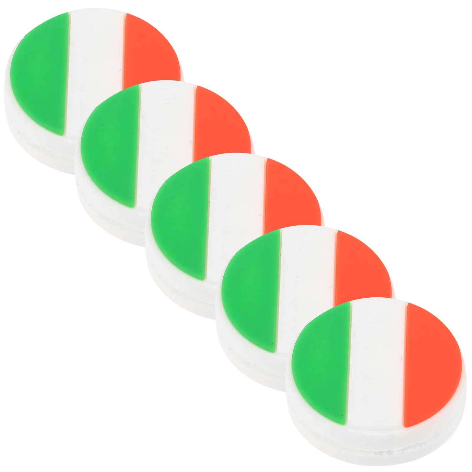 

5Pcs Tennis Racket Vibration Dampeners Durable Silicone Shock Absorbers Easy Install Sports Racket Accessories for Tennis