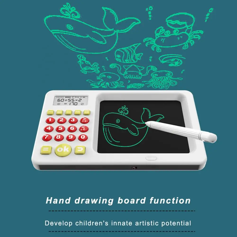 Leaning Machine Impact-resistant Calculator Knowledge Reinforcement Children Kids Leaning Math Oral Trainer Number Crunching