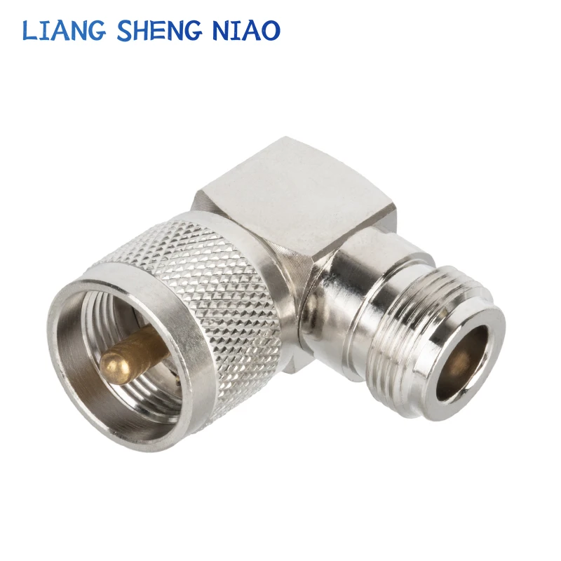 1pcs UHF SO239 PL259 TO N Connector UHF Male Jack To N bending Female Plug SL16 RF Coax Connector Straight Adapter 90 degree