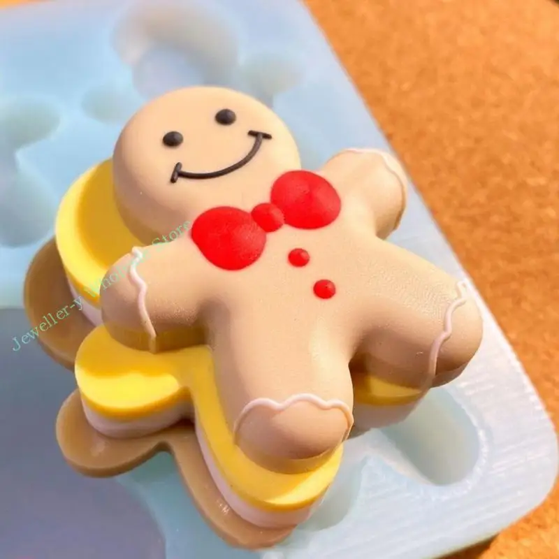

R7UF Gingerbreads Man в форме выпечки