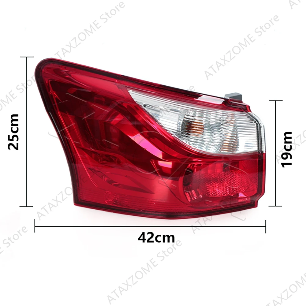 Rear Tail Light For ISUZU MU-X MUX SUV 2013 2014 2015 2016 2017 Outer Rear stop brake Parking Fog Lamp 8-98218265-0