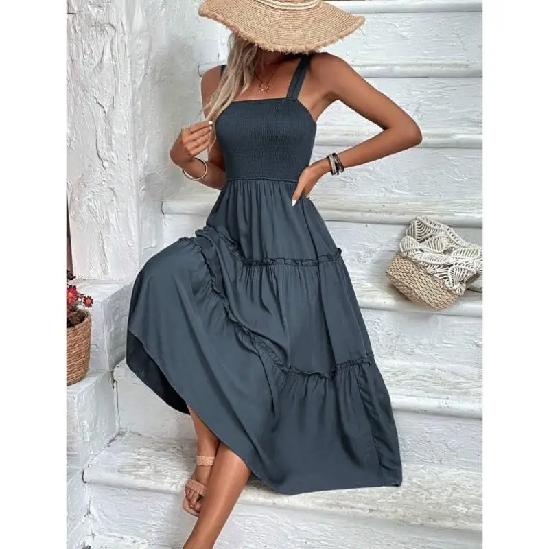 

New Sle Off-oulder Pleated Dr with Lace Hemline And Strap Cross-Border Casual Sportswear Set for Men Autumn Seven-Sve