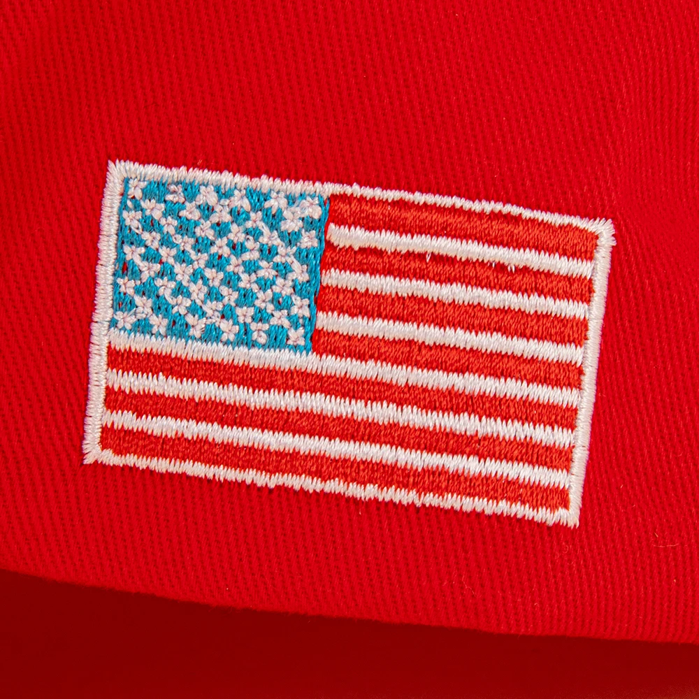 Modische USA-Buchstaben Bestickte Baseballkappe für Männer und Frauen Amerikanische Flagge Patch Verstellbare Patriotische Vatertagsmütze für Outdoor Casual Alltag – Detail 11