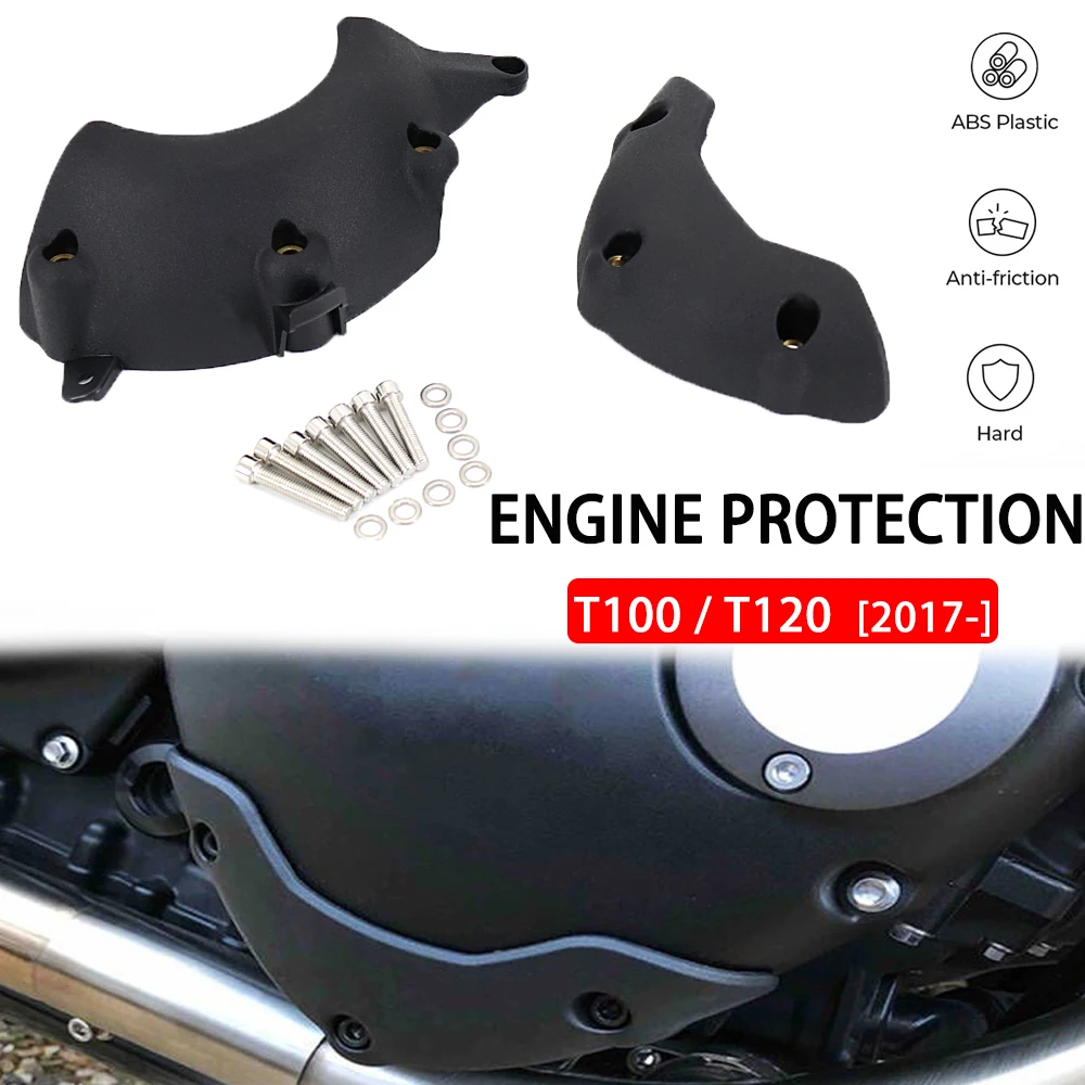 

New For Bonneville T100 / T120 Thruxton 1200 / RS Street Twin / Scrambler Motorcycle Engine Protector Slider Crash Protection