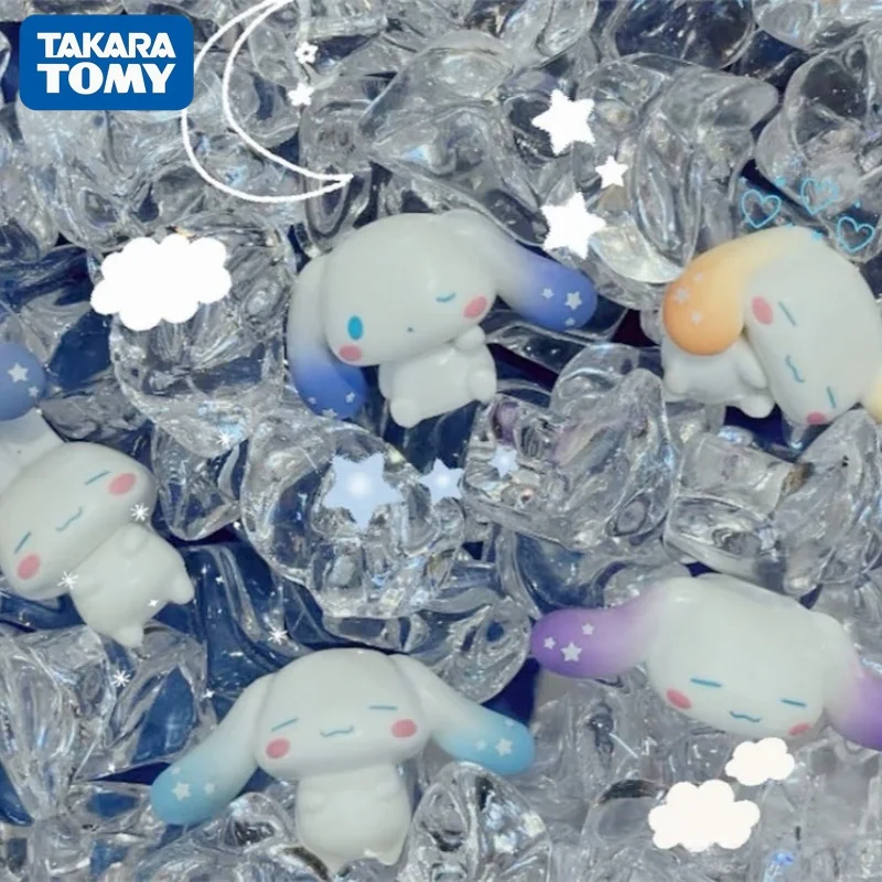 

Anime TOMY Gashapon Toys Cinnamon Goodnight Styling Starry Sky Color Cinnamon Mini Handmade Ornament Cute Figure Model Toys