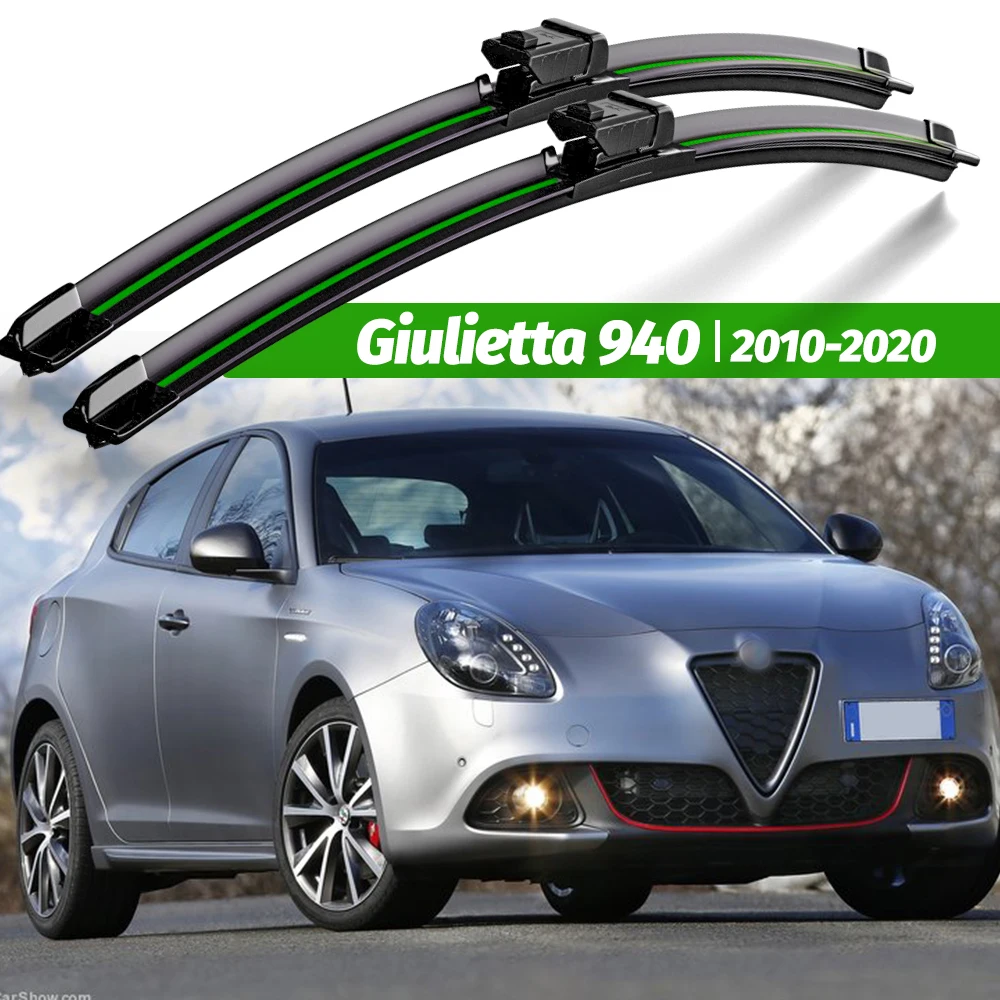 Wiper LHD Front Wiper Blades For Alfa Romeo Giulietta 940 2010 - 2020 2018 2019 Windshield Windscreen Window 24\