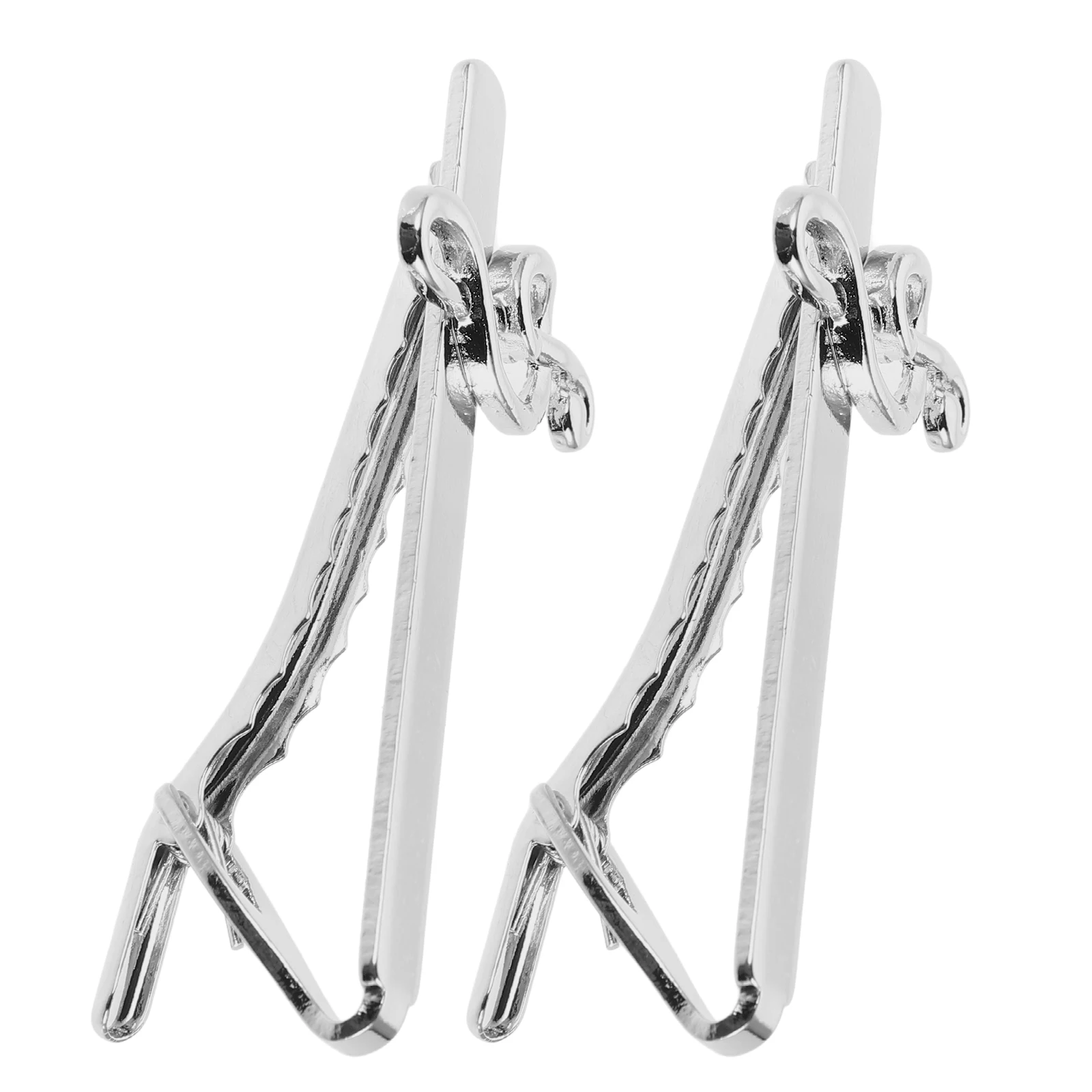 

2Pcs Music Note Tie Clips Copper Men Business Accessories Stylish Elegance Formal Wear Necktie Bar Clasp Retro Tie Clip