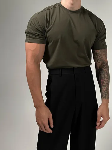 Camiseta deportiva Retro americana de algodón pesado de 230g, camiseta informal de manga corta de tendencia de verano para hombre, camiseta básica que combina con todo