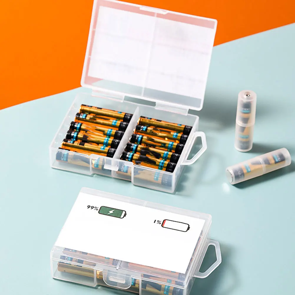 

8pcs Box Converter Converters Aa Adapter Pp Storage Case Organizer Home Storage Bag Supplies Accessory