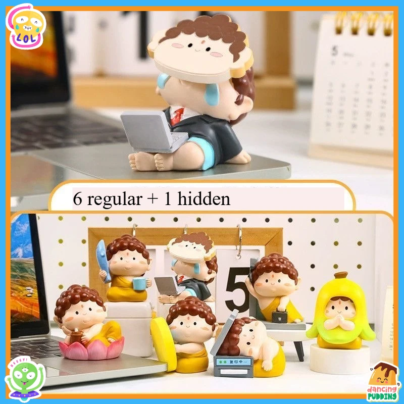 

Офисный дневник в стиле кавайного Будды, загадочная коробка-фигурка из смолы-милое украшение для рабочего стола, модный подарок для подростков