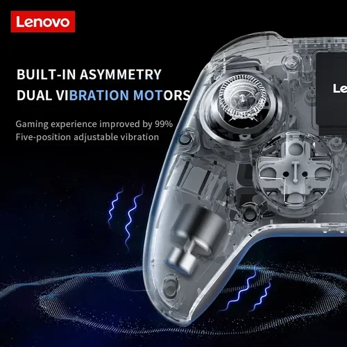 Imagen 2 del producto Control de Juego Lenovo X01 Compatible con Conexión Inalámbrica Bluetooth/Receptor 2.4G, Adaptación para PC/Switch2/PS4, Pantalla de Visualización