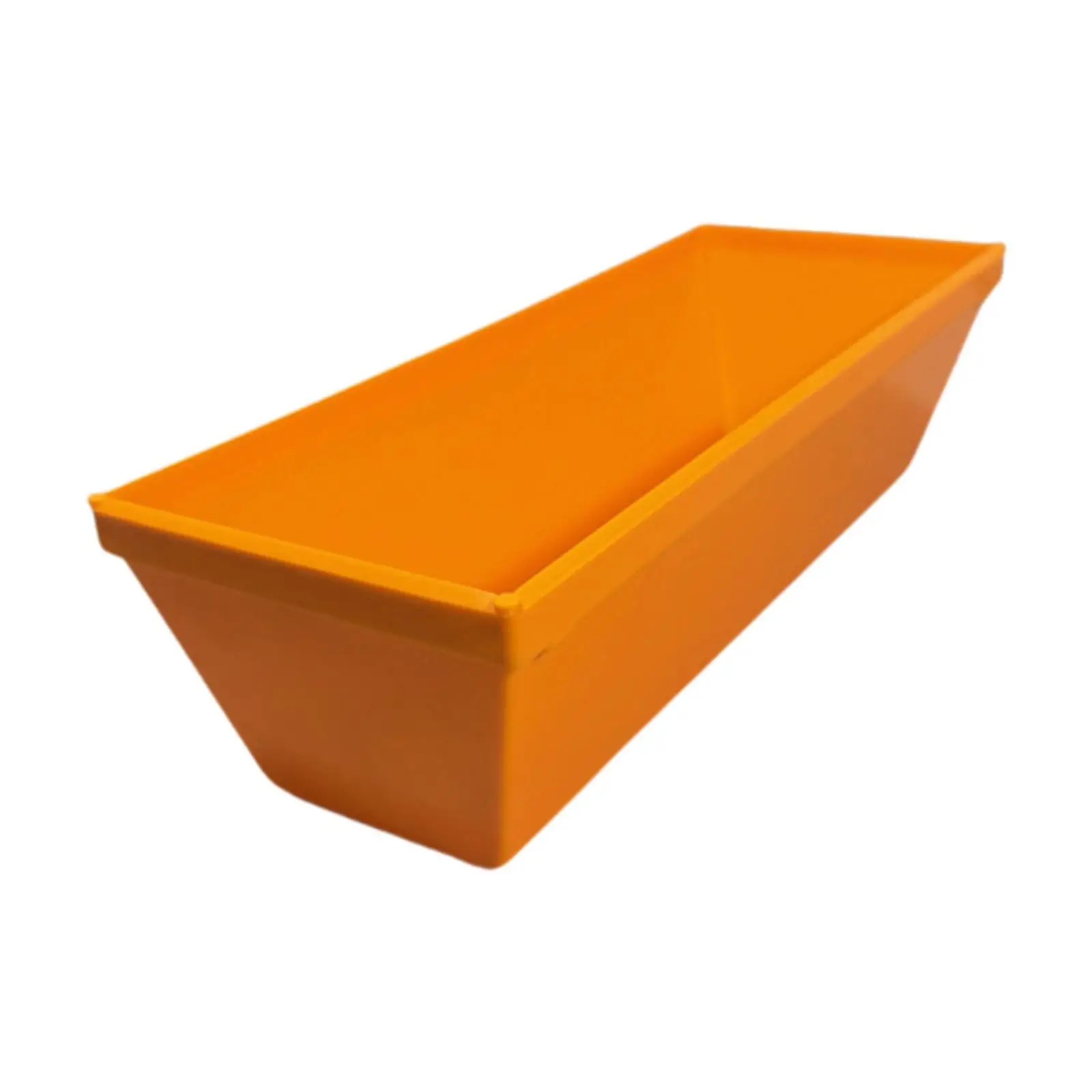 Bac à mastic pour plaques de plâtre, polyvalent pour la construction, pour la réparation du béton, accessoire facile à nettoyer, construction robuste, empilable avec bords de raclage