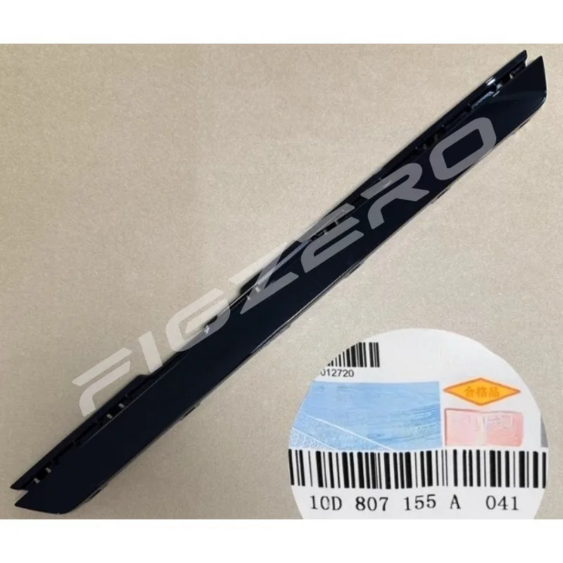 10D807155041 Genuine Front Bumper Bar Trim Strip Camera Mounting Decoration Plate Piano Black Gloss Finish for Volkswagen ID3 view 5