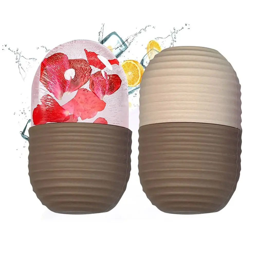 Nouveau rouleau de glace en Silicone, Lifting du visage, Cube de glace réutilisable, réduit les poches, rétrécit les Pores, outils de soins de la peau pour le visage et les yeux, 1 pièce