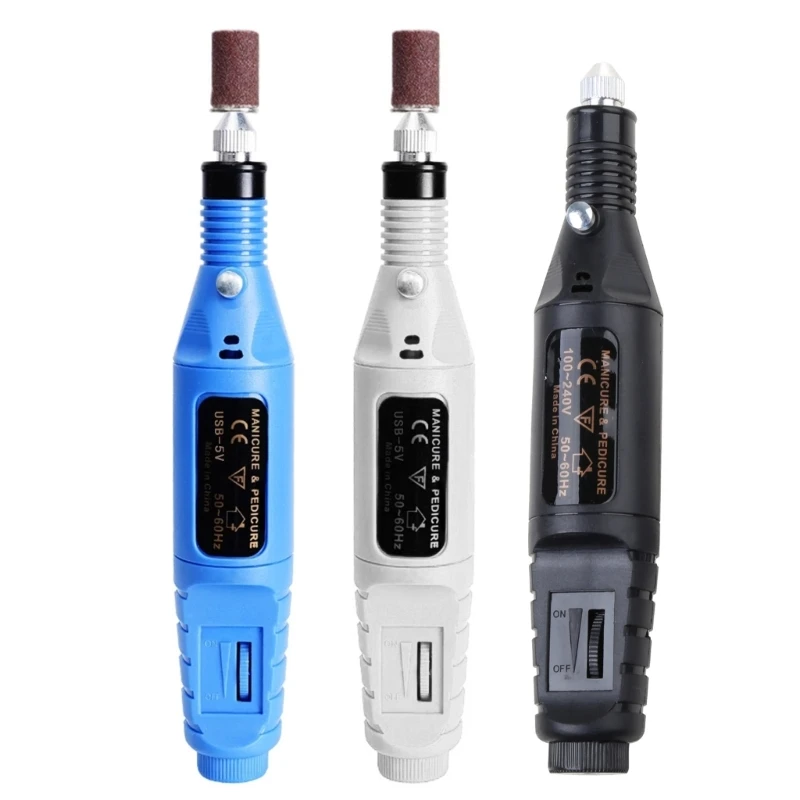 3D Printing Model Material Mini Electric Sander USB Powered with 6 Sanding Heads 4 Rotating Speed 896C