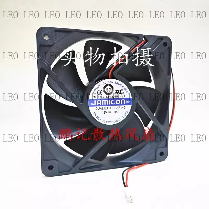 SS 1PCS For JAMICON KF1225B1H-R DC12V 0.35A 120x25mm Case Cooling Fan
