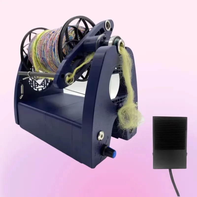 Jiangnan Version of Large Spinning Wheel Electric Spinning Machine Plant Fiber Pet Hair Hand Spinning Art Thread